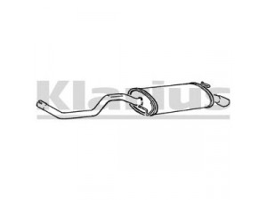 KLARIUS 240401 galinis duslintuvas 
 Išmetimo sistema -> Duslintuvas
6K253609D, 6K6253609B, 6K6253609D