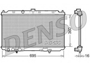 DENSO DRM46025 radiatorius, variklio aušinimas 
 Aušinimo sistema -> Radiatorius/alyvos aušintuvas -> Radiatorius/dalys
21410BN700