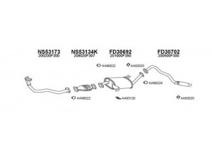 VENEPORTE 530036 išmetimo sistema 
 Išmetimo sistema -> Išmetimo sistema, visa