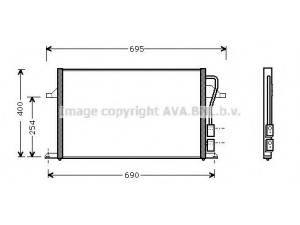 AVA QUALITY COOLING FD5287 kondensatorius, oro kondicionierius