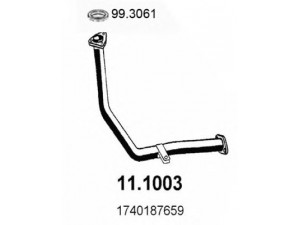 ASSO 11.1003 išleidimo kolektorius 
 Išmetimo sistema -> Išmetimo vamzdžiai
1740187621, 1740187659