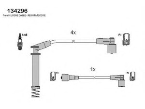 HITACHI 134296 uždegimo laido komplektas 
 Kibirkšties / kaitinamasis uždegimas -> Uždegimo laidai/jungtys
1612533, 1612541, 1612544, 1612556
