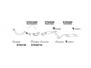 VENEPORTE 630232 išmetimo sistema 
 Išmetimo sistema -> Išmetimo sistema, visa
