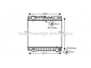 AVA QUALITY COOLING MN2042 radiatorius, variklio aušinimas 
 Aušinimo sistema -> Radiatorius/alyvos aušintuvas -> Radiatorius/dalys
81061016492