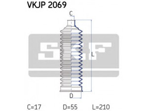 SKF VKJP 2069 gofruotoji membrana, vairavimas 
 Vairavimas -> Gofruotoji membrana/sandarinimai
701 419 831