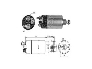 ERA 227567 solenoidinis jungiklis, starteris