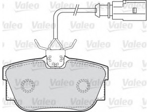 VALEO 598650 stabdžių trinkelių rinkinys, diskinis stabdys 
 Techninės priežiūros dalys -> Papildomas remontas
7D0698451F, 7M3698451D, 7M3698451F