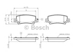 BOSCH 0 986 TB2 416 stabdžių trinkelių rinkinys, diskinis stabdys 
 Techninės priežiūros dalys -> Papildomas remontas
04466 02020, 04466 02040, 04466 02070