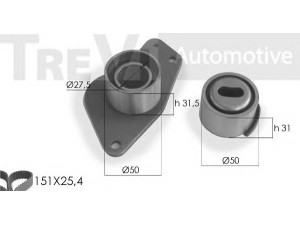 TREVI AUTOMOTIVE KD1200 paskirstymo diržo komplektas 
 Techninės priežiūros dalys -> Papildomas remontas
7701471866