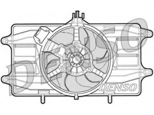 DENSO DER09021 ventiliatorius, radiatoriaus 
 Aušinimo sistema -> Oro aušinimas
46737731