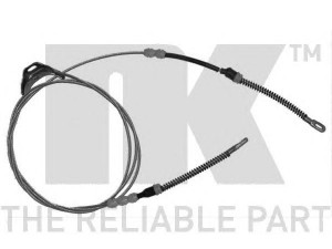 NK 909904 trosas, stovėjimo stabdys 
 Stabdžių sistema -> Valdymo svirtys/trosai
522555, 90193364