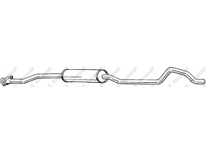 BOSAL 287-991 vidurinis duslintuvas 
 Išmetimo sistema -> Duslintuvas
8 52 200, 90128264, 8 52 200, 90128264