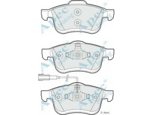 APEC braking PAD1793 stabdžių trinkelių rinkinys, diskinis stabdys 
 Techninės priežiūros dalys -> Papildomas remontas
77365396, 1605164, 95511378