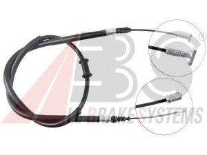 A.B.S. K13678 trosas, stovėjimo stabdys 
 Stabdžių sistema -> Valdymo svirtys/trosai
46414289, 46460478, 46465949