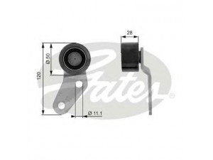 GATES T38085 kreipiantysis skriemulys, V formos rumbuotas diržas
7700271618