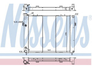 NISSENS 609891 radiatorius, variklio aušinimas 
 Aušinimo sistema -> Radiatorius/alyvos aušintuvas -> Radiatorius/dalys
4734103, 4734105, 52005166, 52005172