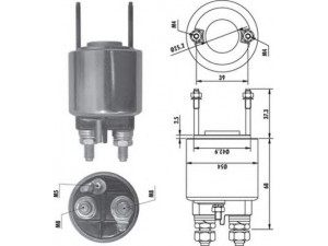 MAGNETI MARELLI 940113050485 solenoidinis jungiklis, starteris
4609058