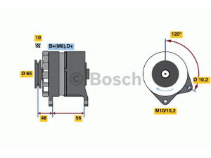 BOSCH 0 986 034 490 kintamosios srovės generatorius 
 Elektros įranga -> Kint. sr. generatorius/dalys -> Kintamosios srovės generatorius
46231726, 7546639, 7565244, 7575565