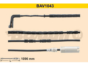 BARUM BAV1043 įspėjimo kontaktas, stabdžių trinkelių susidėvėjimas 
 Stabdžių sistema -> Susidėvėjimo indikatorius, stabdžių trinkelės
34 35 6 762 253, 34 35 6 789 445