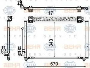 HELLA 8FC 351 310-751 kondensatorius, oro kondicionierius 
 Oro kondicionavimas -> Kondensatorius
0K30C-61480C, 0K30C-61480D, 6K30C-61480E