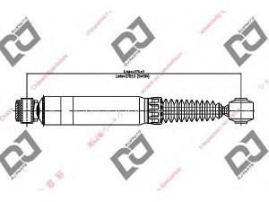 DJ PARTS DS1383GT amortizatorius 
 Pakaba -> Amortizatorius
5206.65, 5206.66, 5206.67, 5206.71