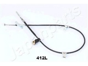 JAPANPARTS BC-412L trosas, stovėjimo stabdys 
 Stabdžių sistema -> Valdymo svirtys/trosai
47560S2H013