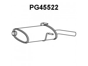 VENEPORTE PG45522 galinis duslintuvas 
 Išmetimo sistema -> Duslintuvas
1726HZ