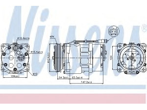 NISSENS 89145 kompresorius, oro kondicionierius 
 Oro kondicionavimas -> Kompresorius/dalys
6453.T8, 7782530, 6453.T8, 7782530