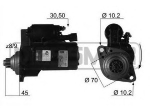 MESSMER 220066 starteris 
 Elektros įranga -> Starterio sistema -> Starteris
M2T53881, M2T53882, 23300-36A00