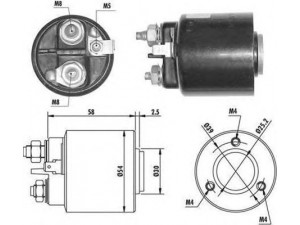 MAGNETI MARELLI 940113050061 solenoidinis jungiklis, starteris