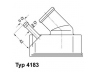 WAHLER 4183.82D termostatas, aušinimo skystis 
 Aušinimo sistema -> Termostatas/tarpiklis -> Thermostat
13 38 080, 90 501 699