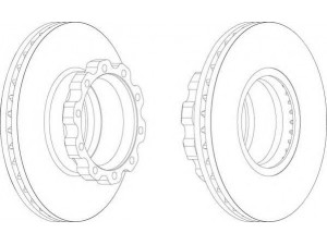 FERODO FCR160A stabdžių diskas 
 Dviratė transporto priemonės -> Stabdžių sistema -> Stabdžių diskai / priedai
81508030021