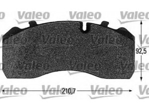 VALEO 541675 stabdžių trinkelių rinkinys, diskinis stabdys 
 Techninės priežiūros dalys -> Papildomas remontas
203121500, 3057007800, 5317002400