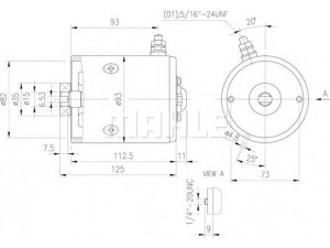 MAHLE ORIGINAL MM 109 elektrovariklis