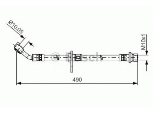 BOSCH 1 987 481 521 stabdžių žarnelė 
 Stabdžių sistema -> Stabdžių žarnelės
01466-TA0-A00, 01466-TL0-G50