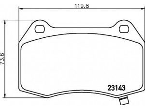 HELLA PAGID 8DB 355 014-461 stabdžių trinkelių rinkinys, diskinis stabdys 
 Techninės priežiūros dalys -> Papildomas remontas
89047744, 89047744