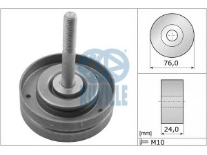 RUVILLE 56317 kreipiantysis skriemulys, V formos rumbuotas diržas 
 Diržinė pavara -> V formos rumbuotas diržas/komplektas -> Laisvasis/kreipiamasis skriemulys
03D 145 276 A, 03D 145 276 D, 03D 145 276 E