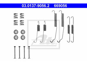 ATE 03.0137-9056.2 priedų komplektas, stabdžių trinkelės 
 Stabdžių sistema -> Būgninis stabdys -> Dalys/priedai
77 01 201 823