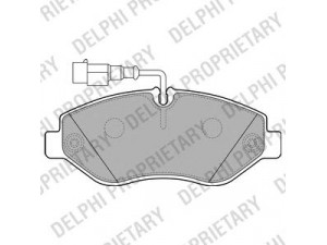 DELPHI LP2043 stabdžių trinkelių rinkinys, diskinis stabdys 
 Techninės priežiūros dalys -> Papildomas remontas
D1060-BM600