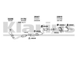 KLARIUS 960357E išmetimo sistema 
 Išmetimo sistema -> Išmetimo sistema, visa