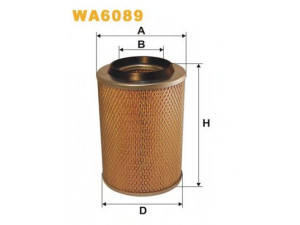 WIX FILTERS WA6089 oro filtras 
 Techninės priežiūros dalys -> Techninės priežiūros intervalai
328, 0020942304, 536174050010, PC854