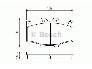 BOSCH 0 986 468 520 stabdžių trinkelių rinkinys, diskinis stabdys 
 Techninės priežiūros dalys -> Papildomas remontas
AY040 TY030, 04465 35090, 04465 35170