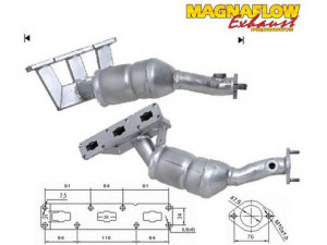 MAGNAFLOW 70615 katalizatoriaus keitiklis 
 Išmetimo sistema -> Katalizatoriaus keitiklis
18407518680