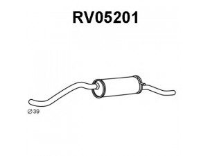 VENEPORTE RV05201 galinis duslintuvas 
 Išmetimo sistema -> Duslintuvas
GEX33153, GEX33362, GEX33363, WCG033259EVA