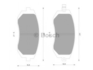 BOSCH 0 986 AB2 288 stabdžių trinkelių rinkinys, diskinis stabdys 
 Techninės priežiūros dalys -> Papildomas remontas
26296 AE160, 26296 FE000, 26296 FE020