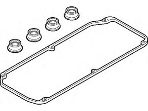 ELRING 290.780 tarpiklių komplektas, svirties gaubtas 
 Variklis -> Cilindrų galvutė/dalys -> Svirties dangtelis/tarpiklis