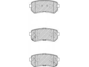 FERODO FDB4235 stabdžių trinkelių rinkinys, diskinis stabdys 
 Techninės priežiūros dalys -> Papildomas remontas
583021HA10, 583021JA30, 583021JA31