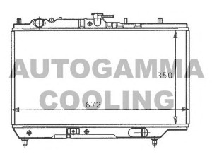 AUTOGAMMA 100488 radiatorius, variklio aušinimas
BP2815200, BP2815200A, BP2815200B