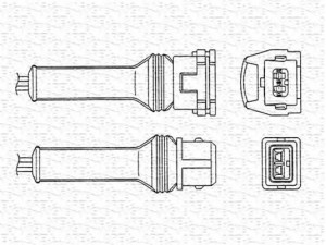 MAGNETI MARELLI 460000253010 lambda jutiklis 
 Variklis -> Variklio elektra
46420612, 46423798, 608 08 350