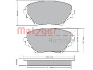METZGER 1170418 stabdžių trinkelių rinkinys, diskinis stabdys 
 Techninės priežiūros dalys -> Papildomas remontas
04465-42070, 04465-42071, 04465-42080